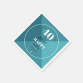 4O und immer noch heiß Serviette (Ecke)