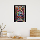 4p - Word Collage Poster (Küche)