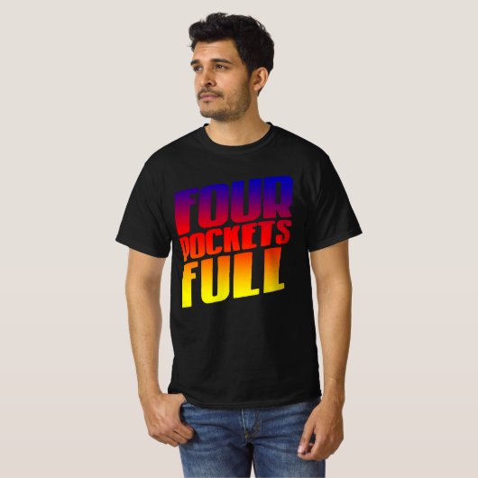 4pf vier Taschen voll T-Shirt (Vorne ganz)