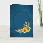 4pg Spanische BODA Einladungen Aquamarin Blaue Son (Rückseite)