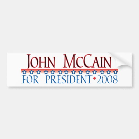 4prez-mccain autoaufkleber (Vorne)