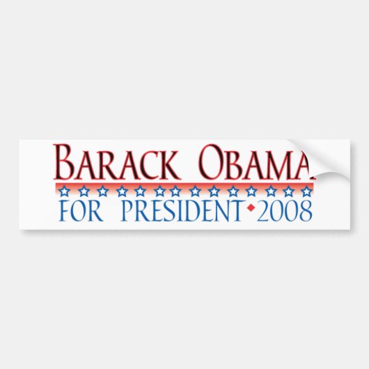 4prez-obama autoaufkleber (Vorne)