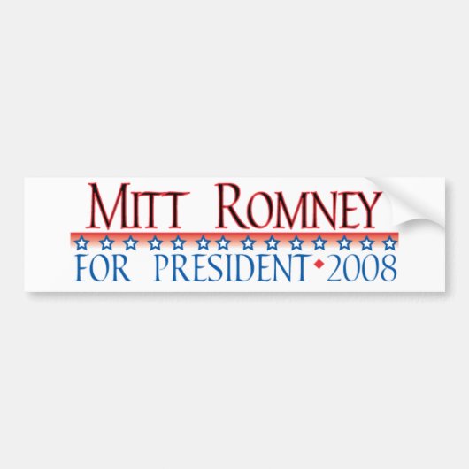 4prez-romney autoaufkleber (Vorne)