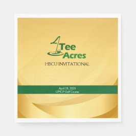 4T-Shirt Acres Gold Paper Napkin Serviette