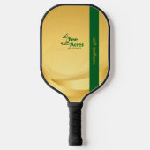 4T-Shirt Acres Pickleball Paddel personalisiert Pickleball Schläger (Vorderseite)