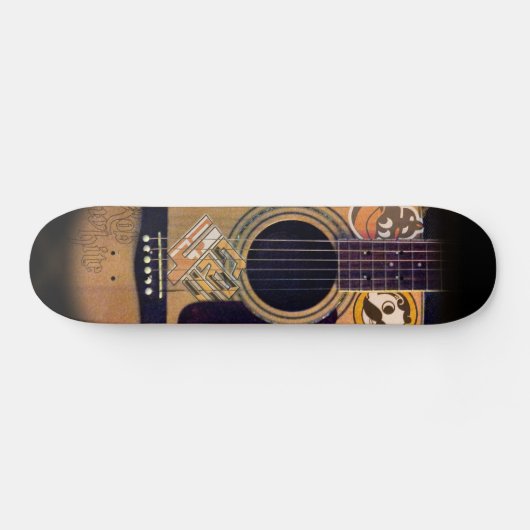 4ten: Bmore Gitarre (Rob-Weiß) Skateboard (Horizontal)