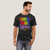 4th Fourth Grade Squad Happy Back To School Teache T-Shirt (Vorne ganz)