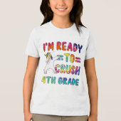 4th Grade Back to School Unicorn Tee (Vorderseite)