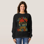 4th Grade Level Unlocked Video Gamers first day of Sweatshirt (Vorne ganz)