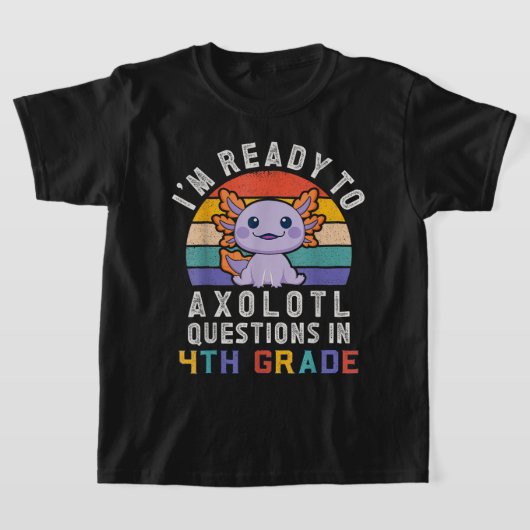 4th Grade Ready – Cute Back to School Character  T-Shirt (Ablage )