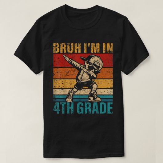 4th Grade Ready Cute Back to School Character Tee (Design vorne)