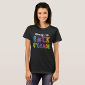 4th Grade School Ready to Rock Fourth Back to Scho T-Shirt (Vorne ganz)