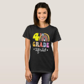 4th Grade Squad Teachers Kids Fourth Grade Back to T-Shirt (Vorne ganz)