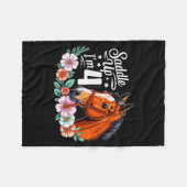 4th Horse Birthday Four Years Old Girls Horses Bir Fleecedecke (Vorderseite (Horizontal))