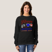4th july apparel USA american flag 4th of july for Sweatshirt (Vorne ganz)
