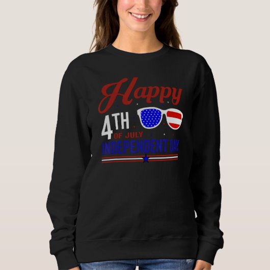4th july apparel USA american flag 4th of july for Sweatshirt (Vorderseite)