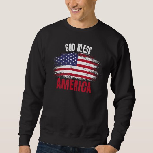 4th july apparel USA american flag 4th of july for Sweatshirt (Vorderseite)