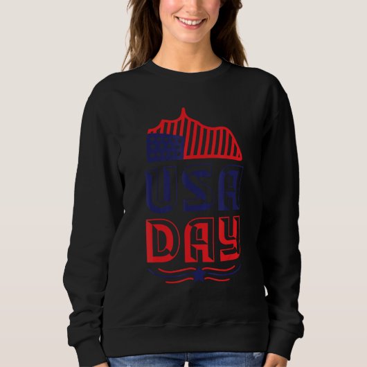 4th july apparel USA american flag 4th of july for Sweatshirt (Vorderseite)