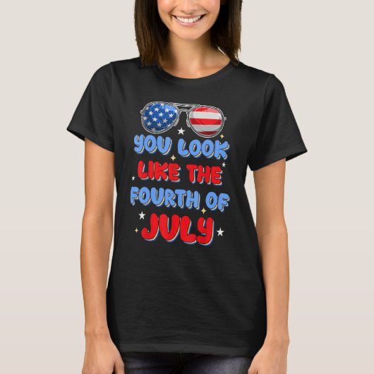 4th july apparel USA american flag 4th of july for T-Shirt (Vorderseite)