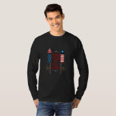 4th July Fireworks Drinks Party Family Friends Pat T-Shirt (Vorne ganz)