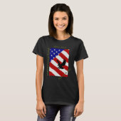4th July Independence Day Born To Be Free T-Shirt (Vorne ganz)
