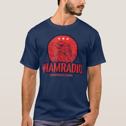 4th july US Ham Radio  - Patriotic shirts for (Vorderseite)