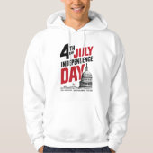 4th of July 250th Anniversary Independence Day Hoodie (Vorderseite)