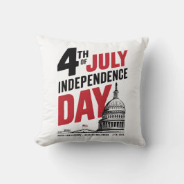 4th of July 250th Anniversary Independence Day Kissen