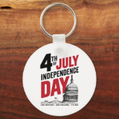 4th of July 250th Anniversary Independence Day Schlüsselanhänger (Rückseite)