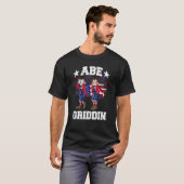 4th of July Abraham Lincoln Griddy Abe Griddin Unc T-Shirt (Vorne ganz)