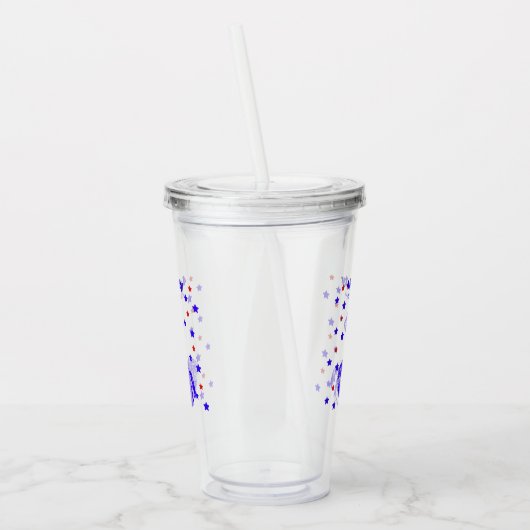 4th of July Acryltrinkbecher (Links)