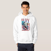 4th of July American Eagle Sublimation-61904 Hoodie (Vorne ganz)
