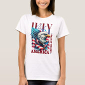 4th of July American Eagle Sublimation-61904 T-Shirt (Vorderseite)