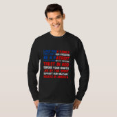 4th of July American Flag Patriotic 1776_2 T-Shirt (Vorne ganz)
