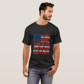4th of July American Flag Patriotic 1776_2 T-Shirt (Vorne ganz)