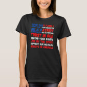 4th of July American Flag Patriotic 1776 T-Shirt (Vorderseite)