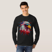 4th Of July Bald Eagle T-Shirt (Vorne ganz)