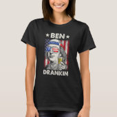 4th of July Ben Drankin Patriotic T-Shirt (Vorderseite)