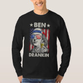 4th of July Ben Drankin Patriotic T-Shirt (Vorderseite)