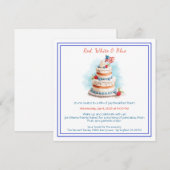 4th of July Breakfast Invitation – Patriotic  Feiertagskarte (Vorne/Hinten)