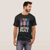 4th Of July British Rule Popsicle Patriotic Ice Cr T-Shirt (Vorne ganz)
