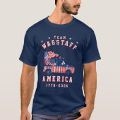 4th Of July Family Photos Matching Group Customize T-Shirt (Vorderseite)