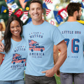 4th Of July Family Photos Matching Group Customize T-Shirt