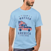 4th Of July Family Photos Matching Group Customize T-Shirt (Vorderseite)