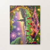 4th of July Family Picnic Statue of Liberty Puzzle (Vertikal)