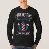 4th of July Fireworks Director Patriotic American T-Shirt (Vorderseite)