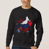 4th Of July Fireworks Just Here To Bang American F Sweatshirt (Vorderseite)