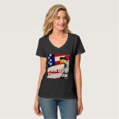 4th of July freedom symbol T-Shirt (Vorderseite Vollansicht)