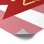 4th of July Happy Birthday America USA 250th Poster (Ecke)