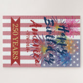 4th of July Happy Birthday America USA 250th Puzzle (Horizontal)